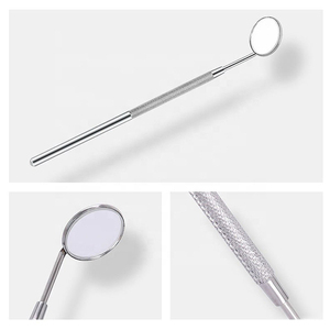 Consumibles dentales certificados CE, fuente de alimentación manual de acero inoxidable, kit de cavidad oral con espejo de boca de 5 piezas - Product Image 6