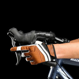 Guantes de Ciclismo de cuero de dedo completo unisex, compatibles con pantalla táctil, ajuste ajustable para ciclismo de montaña y equitación de verano - Product Image 3