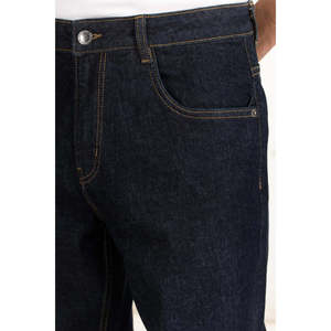 Jeans de mezclilla de corte ajustado estilo vintage, pantalones lápiz de pierna ancha, lavado a la piedra, bordados, para invierno, coloridos, lavados MN-JNS-SS26-004 - Product Image 5