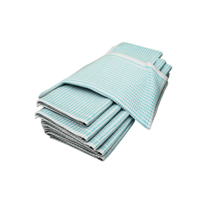 Serviette de table rectangulaire en coton pur tissé, à carreaux, 40x40cm, personnalisable, lavable en machine, pour mariage, restaurant, golf, cuisine - Product Image 5
