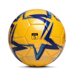 Pallone da calcio giallo termo legato per la formazione di Club o accademia con superficie in PU Premium e controllo di rimbalzo coerente - Product Image 2