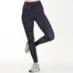Pantalones Deportivos de Cintura Alta GymArmour, Leggings Negros Texturizados con Decoración de Cremallera, Transpirables, Tallas XS-S, Logotipo Personalizado, Spandex/Nailon - Product Image 4