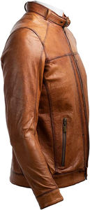 Veste en cuir artificiel de haute qualité en gros pas cher tissu en cuir 100% pour la saison d'hiver par Inspire Apparel - Product Image 3