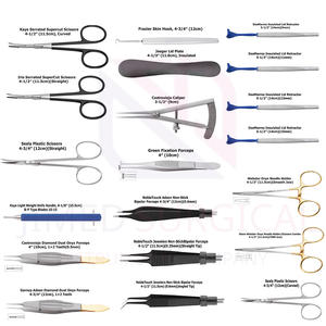 Juego de blefaroplastia Manual personalizable de alta calidad Certificado CE Clase I Precio económico Base Servicio OEM para párpados de hospital - Product Image 4