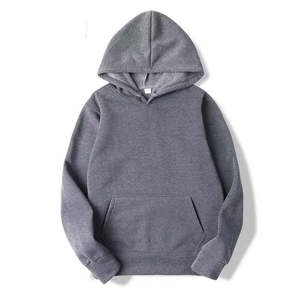 Venta al por mayor de invierno de algodón de lana gota hombro sudaderas con capucha en blanco liso hombres Sudadera con capucha de gran tamaño personalizado Unisex bolsillo de peso pesado - Product Image 1