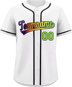 Fabricación de uniforme de béisbol transpirable al por mayor de alta calidad uniforme de béisbol Jersey de béisbol y uniforme de Softbol - Product Image 4