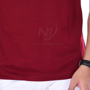 เสื้อยืดแขนสามส่วนของผู้ชายเสื้อยืดแขนครึ่งแขนผ้าฝ้าย100% จากปากีสถานดีไซน์ใหม่ - Product Image 6