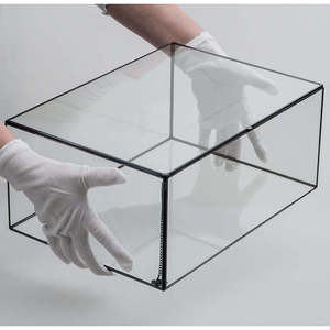 Customizable Black Card <b>Photo</b> <b>Box</b> for Jewelry for Wedding Christmas Gifts and Organizers - Product Image 1