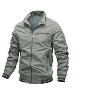 2024แจ็คเก็ตกันลมน้ำหนักเบาสำหรับผู้ชาย, แจ็คเก็ตไนลอน100% มีฮู้ดเสื้อกันลมกันน้ำ - Product Image 5