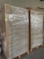 600gsm 700gsm 800gsm Kappa abu-abu karton daur ulang ukuran khusus sampel gratis dalam lembar