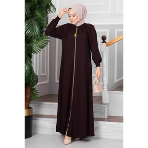 New Season <b>Women</b> Winter Islamic Clothing Abaya <b>Dress</b> Kaftan <b>Tunic</b> Dubai Muslim Islamic Fashion Turkish Made Islamic <b>Dresses</b> - Product Image 4