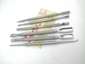 ที่ดันหนังมืออาชีพที่ดันเล็บสแตนเลสสองด้านที่ดันหนังกำพร้าที่ตัดเล็บ - Product Image 2