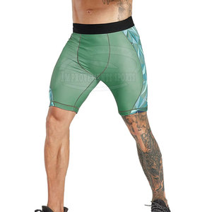 Nouveautés Shorts de compression imprimés pour hommes Shorts de compression bas quantité minimale de commande fabriqués en usine pour le fitness - Product Image 4