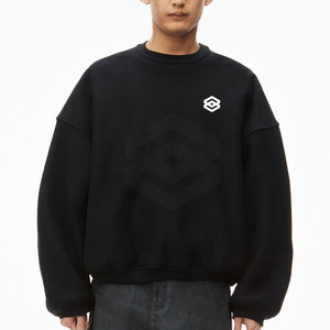 Sweats à séchage rapide pour hommes Meilleures ventes Sweats surdimensionnés pour hommes de haute qualité Couleur unique Col rond - Product Image 2