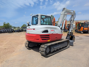 Mini-excavatrice sur chenilles Takeuchi TB290, poids opérationnel de 8 tonnes, neuve, petite taille, moteur diesel hydraulique turbo. - Product Image 6
