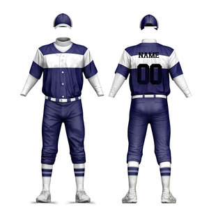 Camiseta de béisbol personalizada de fábrica, uniforme 100% de poliéster, secado rápido, Color personalizado, Camiseta con estampado personalizado para exteriores - Product Image 1