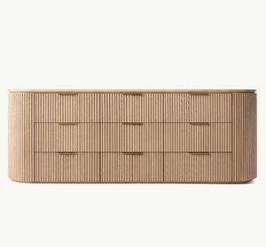Meubles modernes de style européen personnalisés pour la chambre à coucher, commode à 9 tiroirs de style nordique - Product Image 2