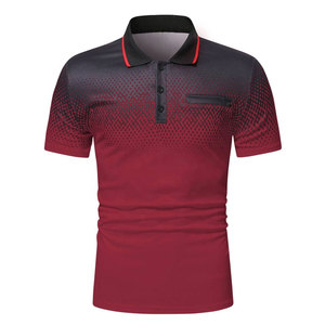 Polo homme slim fit de bonne qualité, dernière arrivée, personnalisable, manches courtes - Product Image 1