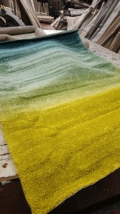 Adiva Elegant Modern Abstract Floral Woven Rug Set Polypropylene Jute Polyester Jacquard Machine Made High <b>Pile</b> Medium Thickness - Product Image 3