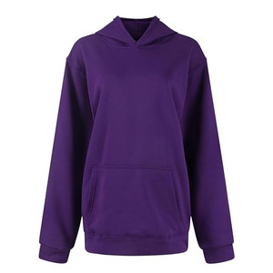 Nueva moda de gran tamaño Slouchy Fit 80% Algodón 20% poliéster cómodo Sudadera con capucha para mujer - Product Image 1