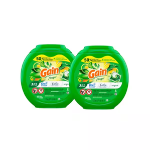 Cápsulas de Detergente para Ropa Desechables Gain Flings, Aroma Ecológico a Lavanda y Flores, 3 en 1, Cascada de Delicias (76 Unidades) - Product Image 3