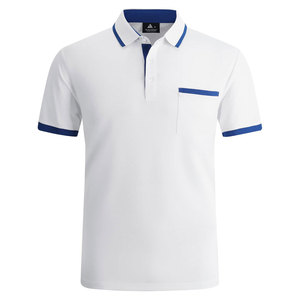 Polo ajustado a la moda, camiseta elegante de tela transpirable para ropa informal, Polo de manga corta para hombre - Product Image 5