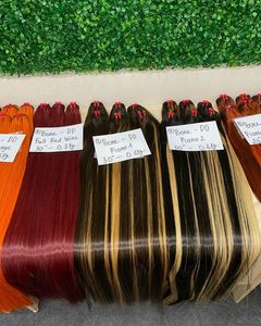 มัดผมตรงชาวเวียดนามสี4/27เปียโน #10-30นิ้วมัดผมมนุษย์100% - Product Image 5