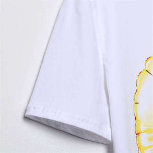 Camiseta de Verano para Mujer, Ecológica, 100% Algodón, Cuello Redondo, Manga Corta, Transpirable, de Secado Rápido, Anti-UV, Estampada - Product Image 5