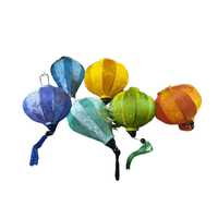Hochwertige Großhandels-Bambus-Seiden-Laternen - Traditionelle Vietnamesische Hochzeits- und Geburtstagslaternen mit Individuellem Logo und Anpassbarer Farbe in Mehrteiliger Verpackung