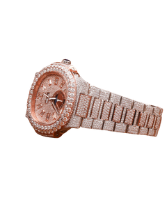 Correa de Reloj de Diamantes de Oro Blanco con Moissanita de Diseño de Lujo y Calidad Premium para Hombre y para Regalos, Precio desde India - Product Image 2