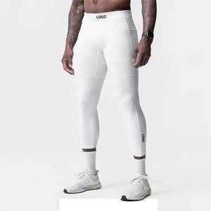 Leggings personnalisés en gros pantalons de course couche de base BJJ Spats microfibre combat sublimé unisexe Spats 16 - Product Image 1