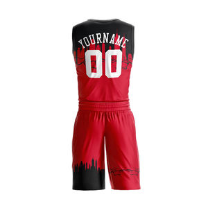 Uniforme de Baloncesto Juvenil, Ropa de Baloncesto Transpirable, Uniformes de Baloncesto de Poliéster para Hombre con Sublimación Personalizada - Product Image 2