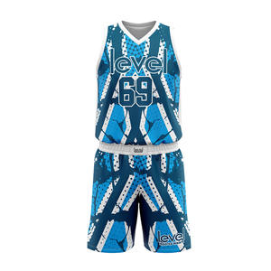 Uniforme de basket-ball léger du fabricant professionnel vêtements de sport de taille personnalisée avec des ensembles de caractéristiques respirantes Style - Product Image 1