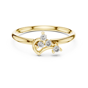 18K Custom <b>Couple</b> Name <b>Ring</b> Personalized Jewelry Gift - Product Image 5