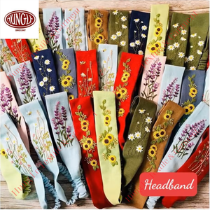 Fabricante personalizar moda mujer accesorios para el cabello banda para la cabeza personalizada mujer tela lazo nudo diadema para niñas - Product Image 6