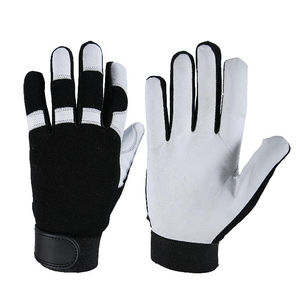 Cómodos guantes de cuero mecánico Anti impacto Trabajadores Guantes mecánicos de seguridad Guantes mecánicos de dedo completo - Product Image 6