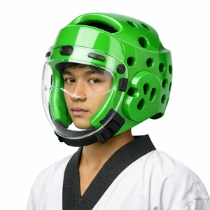Casque de protection de tête de Taekwondo de qualité supérieure avec visière transparente, entraînement professionnel, protection de compétition, nouveauté 2026 - Product Image 1