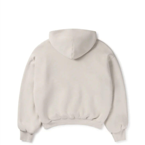 Sudadera y sudadera con capucha de moda de gran tamaño grueso de alta calidad con estampado de color sólido de algodón suelto americano - Product Image 3