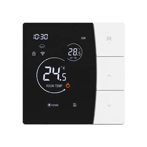 Thermostat de chauffage intelligent WiFi Minuterie programmable/Contrôle APP économiseur d'énergie/<span class=keywords><strong>Chauffe</strong></span>-<span class=keywords><strong>eau</strong></span>, chauffage électrique, chaudière et vanne - Product Image 1