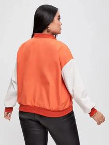 Service OEM personnalisé, dernier style, veste universitaire unie respirante pour femmes, logo personnalisé, veste universitaire pour femmes - Product Image 3