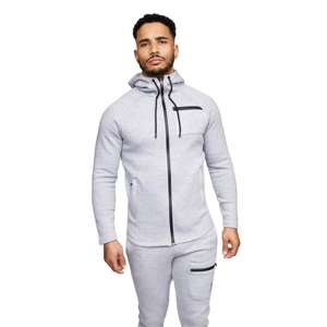 Ropa deportiva de alta calidad Gym Fitness Fleece logotipo personalizado transpirable Zip Up impreso chándal para hombres - Product Image 5