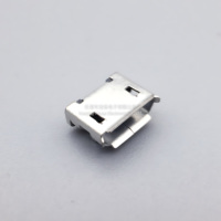 Connecteur Micro USB 5 broches femelle 5.9 SMT (technologie de montage en surface) à bord roulé pour port de charge USB