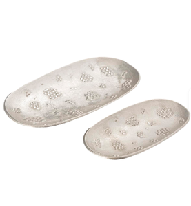 Bandeja ovalada de Metal de diseño moderno en Color dorado para el hogar, utensilios de cocina para Hotel, restaurante, herramientas decorativas para ensaladas - Product Image 5