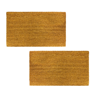 Natural Coconut Coir WELCOME <b>MATS</b> RUGS with PVC for Home and <b>Garden</b> Use Durable and Eco-Friendly Anti-Slip Backing - Product Image 1