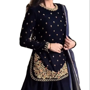 dark blue high neck dress Raven Open Back Long Sleeve Mini Dress • American Threads Boutique Navy / M main image 1