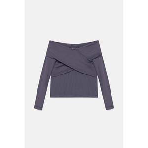 Blusa de Tul con Hombros Descubiertos - Product Image 6