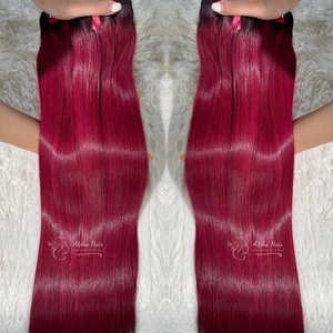 Luxueux Radiant Super Vente Femmes Jour Doux Os Droite Extensions de Cheveux Humains Cabelo Humano Genius Trame 613 Bundles Cheveux Bruts - Product Image 2