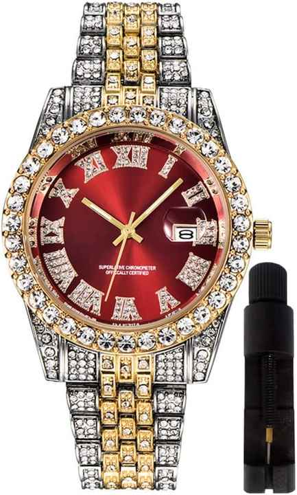 Keeping Time to Cherishing Memories of Moissanite Diamond Mechanical Standard Quality Quartz Time to Power of Man Watch