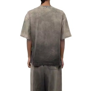 Camiseta Vintage de Algodón 100% con Lavado Ácido de 230 g/m² para Hombre, Unisex, Oversize, Casual, Manga Corta, OEM - Product Image 5