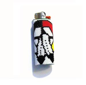 Briquet à perles de rocaille de conception unique Couverture de briquet perlé personnalisée avec des conceptions uniques Couverture de briquet de perles de rocaille personnalisable - Product Image 3